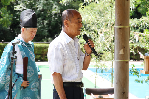 「事故なく安全に利用してもらえるように管理を充実させたい」と話した岡林委員長