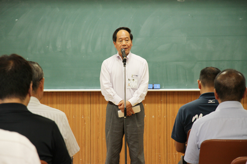 「すばらしい成績を」と大西市長