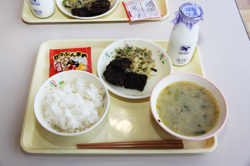 この日の給食