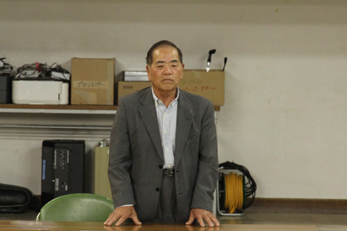 会長に選任された新谷勇さん