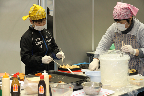 たこ焼きがうまく焼けるかな？
