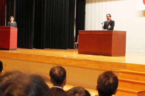 市長訓示のようす