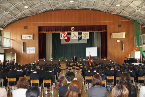 入学式のようす