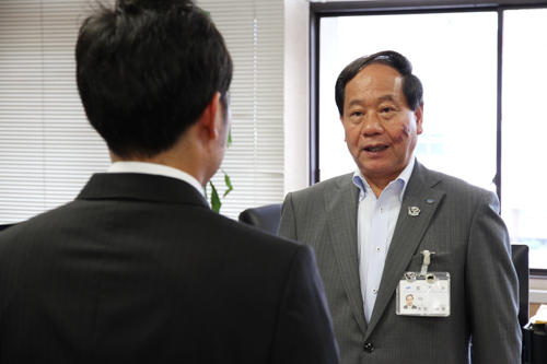 大西市長は「三隅にとっても津田さん自身にとっても良い3年間に」と話した