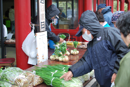 野菜や鮮魚も販売