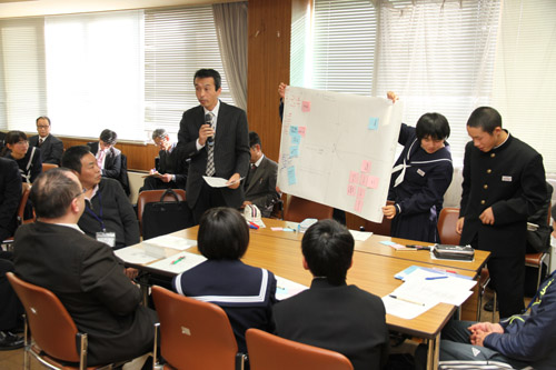熟議の結果を発表する