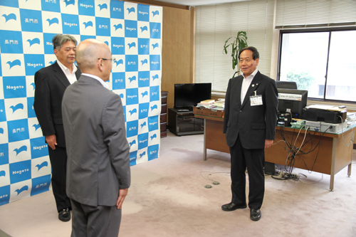 「待ちかねていた」と大西市長