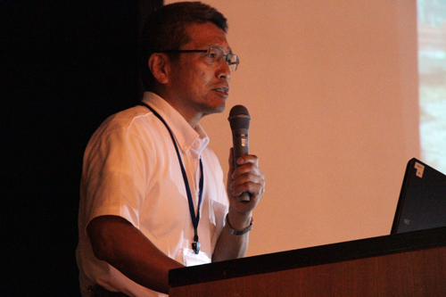 防災の大切さを語る防災危機管理専門員の岡本道則さん