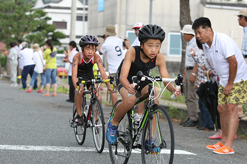 バイクは平坦だが距離が長い