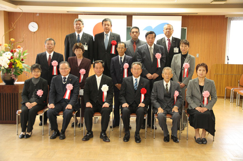 受賞者の皆さんと記念撮影