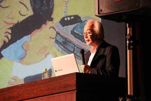 講師は「家読応援団長」として活動するノンフィクション作家・評論家の柳田邦男氏