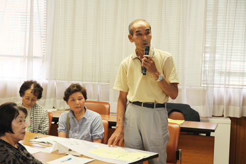 深川地区をあらためて見つめ直して発表