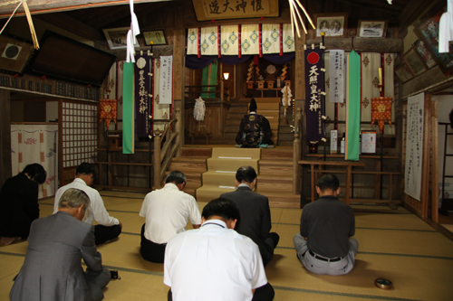神事のようす