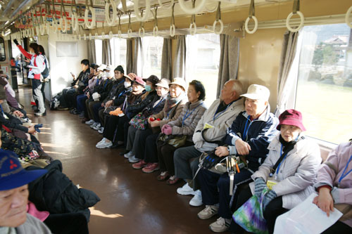 jr美祢線からの景観を楽しむ