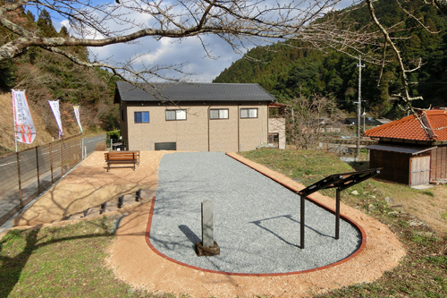 整備された桜風山荘跡地