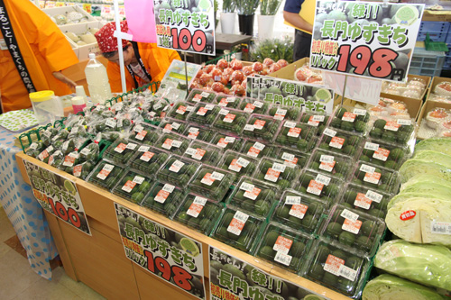 初売りを迎えた長門ゆずきち