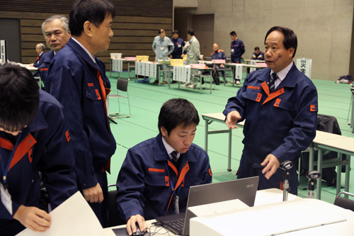 大西市長自らが指示をする