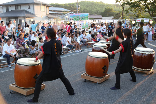 和太鼓演奏の披露