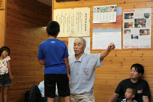 おじいちゃんから直接習う