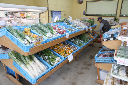新鮮な野菜を販売