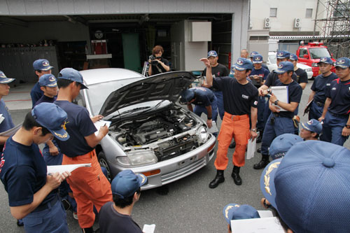 車の構造について研修