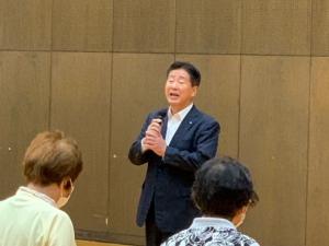 市長挨拶の様子
