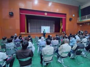 防災実動訓練会場の様子
