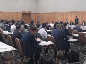 手話言語市区長会総会会場