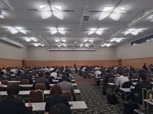 手話言語市区長会総会会場全体