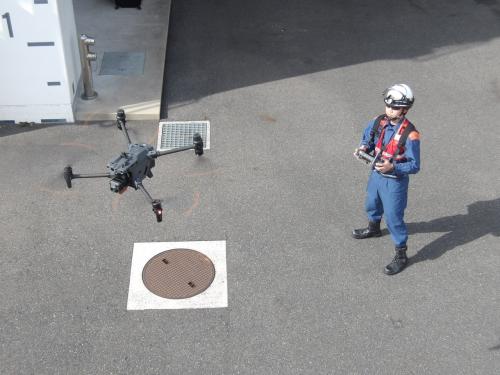 ドローンの操作時