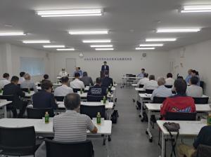 長門市防犯対策連合協議会総会の様子