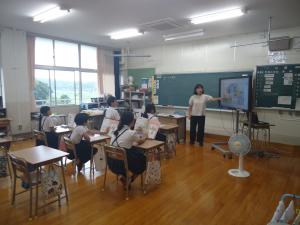 参観日の写真です