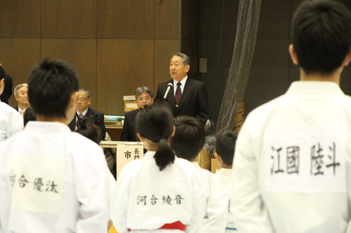 山下長門空手道場連盟会長のあいさつ