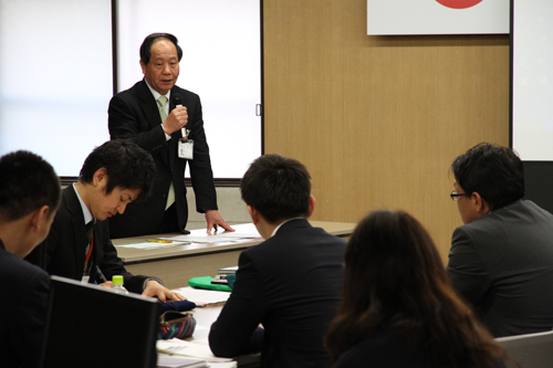 大西市長は「長門市らしい政策立案を」と話した