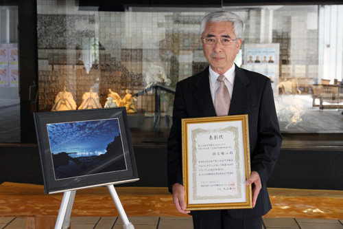 素晴らしい棚田と星空と羊雲に出会い、夢中でシャッターを切ったと話す持山さん