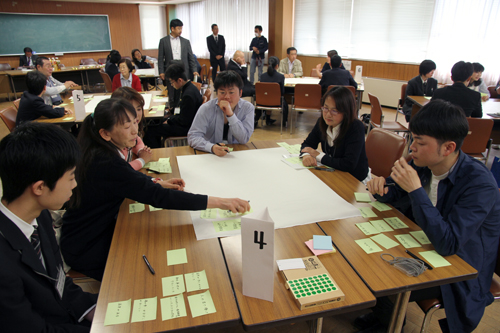 長門市の将来像について活発な意見が飛び交う