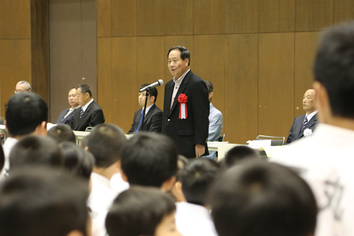 「東京オリンピックを目指し、今日を新たな出発点に」と大西市長