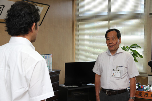大西市長より「めざましい活躍をしていただいた」とお礼の言葉