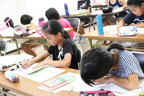 中学年の部・高学年の部を合わせて約50人が参加（撮影：中嶋明穂）