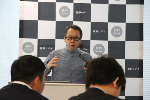 「予想以上の動きでマスタープランが実現できそう」と長門湯本温泉の取組に期待を寄せる星野代表