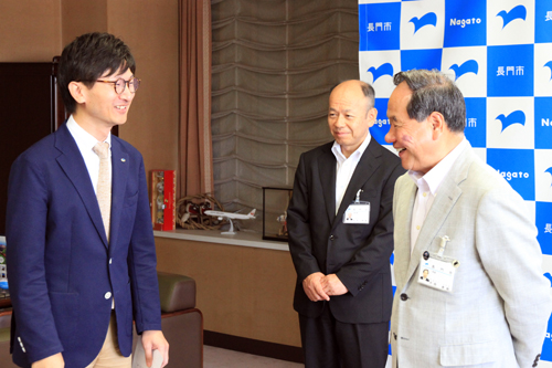 田村氏は経済観光部理事として長門湯本温泉観光まちづくり事業などに取り組む