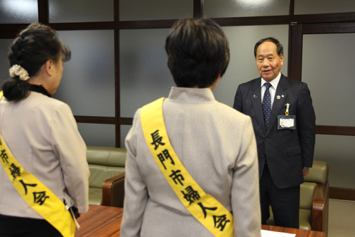 「伝達をしっかり肝に銘じて交通事故防止対策を講じたい」と大西市長