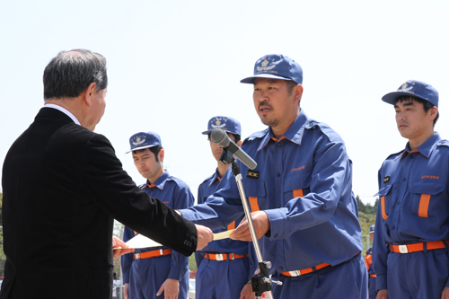 通分団第１部隊が優勝を果たした