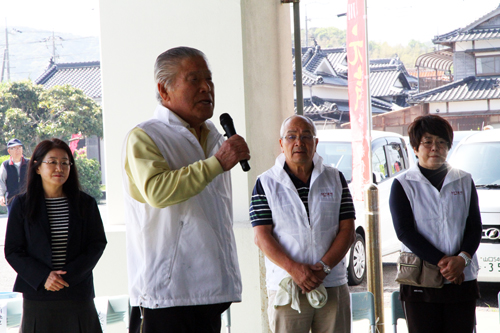 ＮＰＯまちづくりＮＥＴ深川の小林武人理事長があいさつを行いました