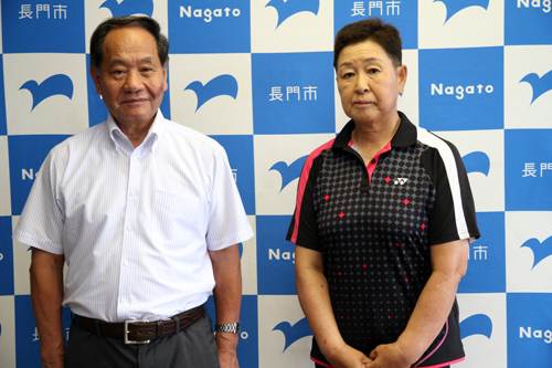 黒田文代さんの激励会が、長門市役所で開催