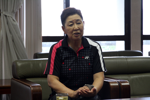 黒田さんは「ベスト４を目指して頑張りたい。」と抱負を述べました