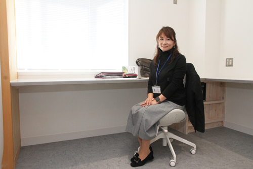 入居が決まった株式会社コミクリの和田真純さん