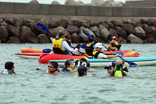 約２時間の間夏の海を楽しむ