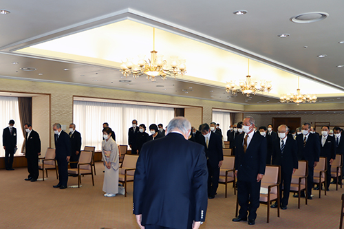 柳居県議会議長が来賓として出席
