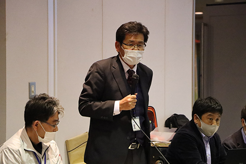 油谷支所の梶山支所長があいさつを行い、ワークショップが締めくくられた。